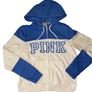 Victoria’s Secret PINK Sweatshirt Zip Up Hoodie New Medium